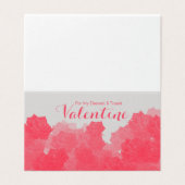 Echtste Valentijnmatte Vouwkaart Kaart (Buitenkant ongevouwen)