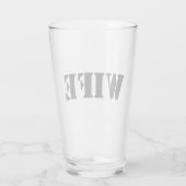 Echtvrouw Beer Tea Tumbler Drink glas (Achterkant)