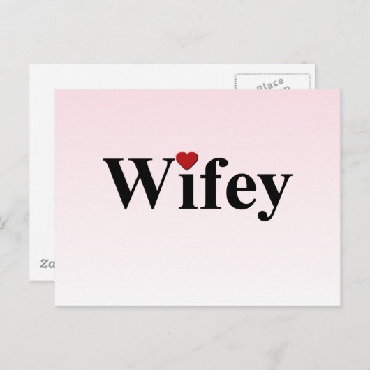 Echtvrouw Briefkaart (Voorkant / Achterkant)