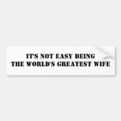 Echtvrouw Bumpersticker (Voorkant)