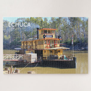 Echuca: Old paddlesteamer, Australië Legpuzzel