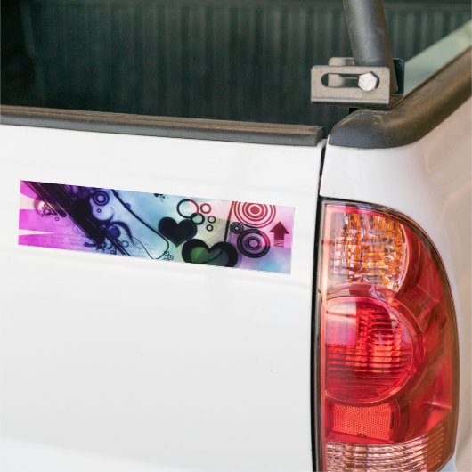 Ecig abstracto bumpersticker (Op Truck)