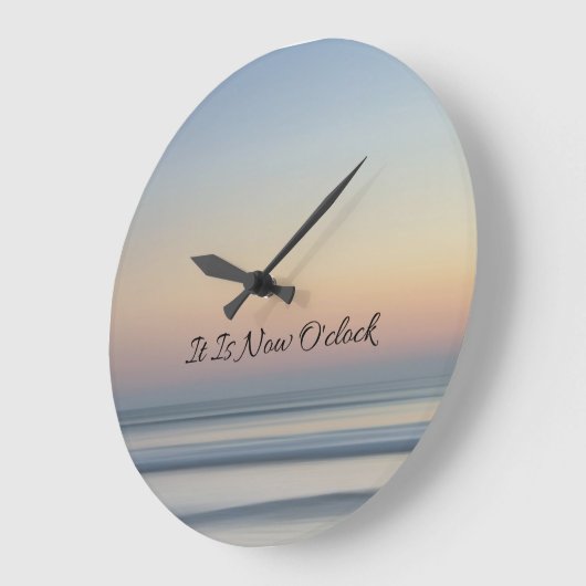 Eckhart Tolle Quote Clock Grote Klok (Hoek)