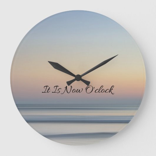 Eckhart Tolle Quote Clock Grote Klok (Voorkant)