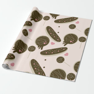 Eclair Donuts Cake Pop Valentijnsdag Cadeaupapier