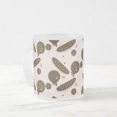 Eclair Donuts Cake Pop Valentijnsdag Matglas Koffiemok (Voorkant links)