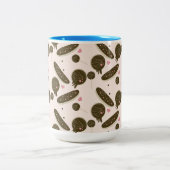 Eclair Donuts Cake Pop Valentijnsdag Tweekleurige Koffiemok (Center)