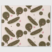  Eclair Donuts Cake Pops Valentijnsdag    Cadeaupapier (Vlak)