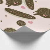 Eclair Donuts Cake Pops Valentijnsdag    Cadeaupapier (Hoek)