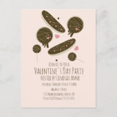 Eclair Donuts Cake Pops Valentijnsdag Feest Briefkaart (Voorkant)