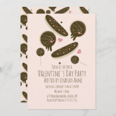 Eclair Donuts Cake Pops Valentijnsdag Feest Kaart (Voorkant / Achterkant)