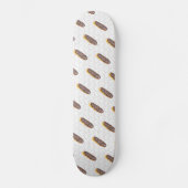 Eclair Donuts Watercolor Naam Sprinkels Skateboard (Voorkant)
