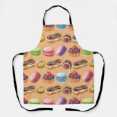 Eclairs en macarons van Natasha Us Schort (Voorkant)