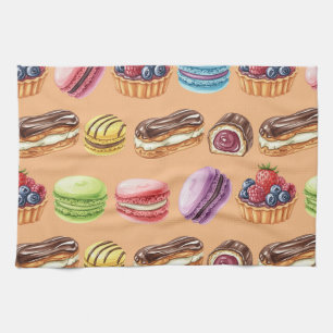 Eclairs en macarons van Natasha Us Theedoek