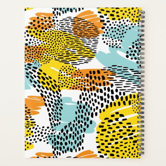 Eclectic Animal Print op maat gemaakt Planner (Achterkant)