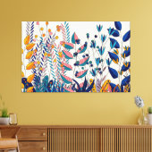 Eclectic Bold Garden Canvas Afdruk (Insitu (Woonkamer))