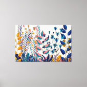 Eclectic Bold Garden Canvas Afdruk (Voorkant)