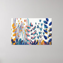 Eclectic Bold Garden Canvas Afdruk