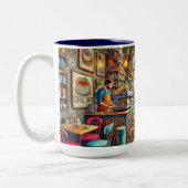 Eclectic Cafe in de Mok van Melbourne (Links)