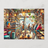 Eclectic Cafe in de Mok van Melbourne Briefkaart (Voorkant)