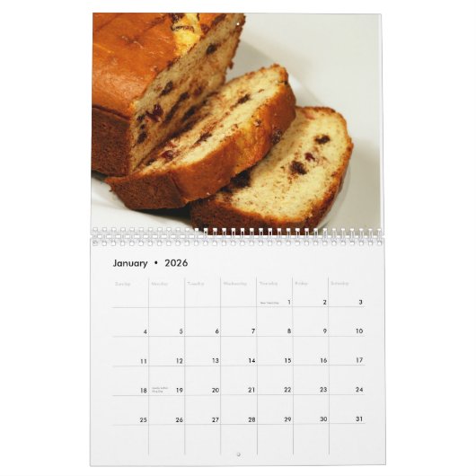 Eclectic Cuisine Calendar Kalender (Jan 2026)