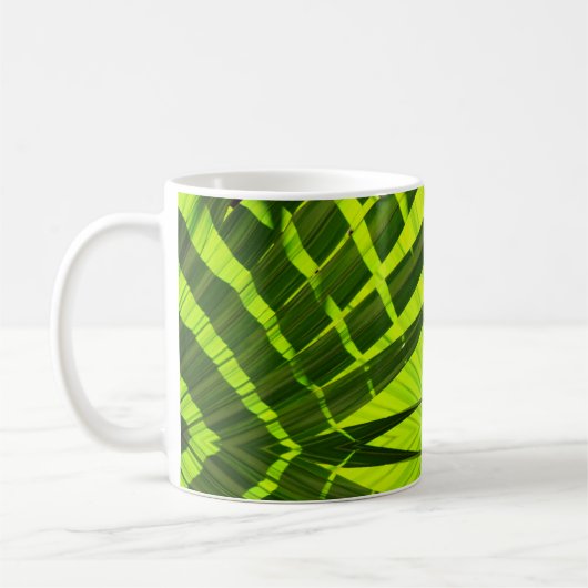 Eclectic Emerald Green Foliage Koffiemok (Links)