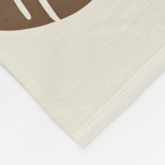 Eclectic Natural Terracotta Rustic Boho Fleece Deken (Hoek)