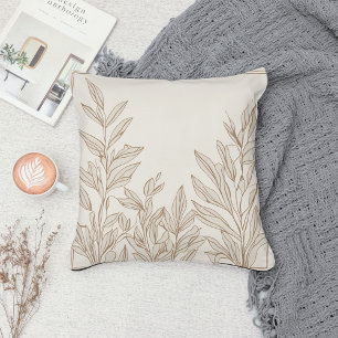 Eclectic Natural Terracotta Wildflower Boho Rustic Kussen