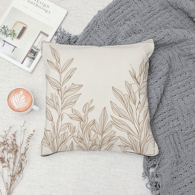 Eclectic Natural Terracotta Wildflower Boho Rustic Kussen (Creator heeft geüpload)