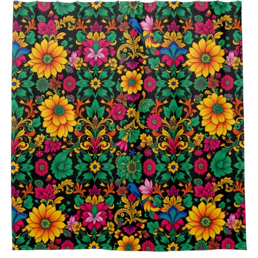 Eclectic Overload Douchegordijn – Maximalist (Voorkant)