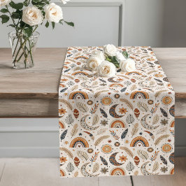 Eclectic Rainbow Table Runner voor een Bohemian To Lange Tafelloper