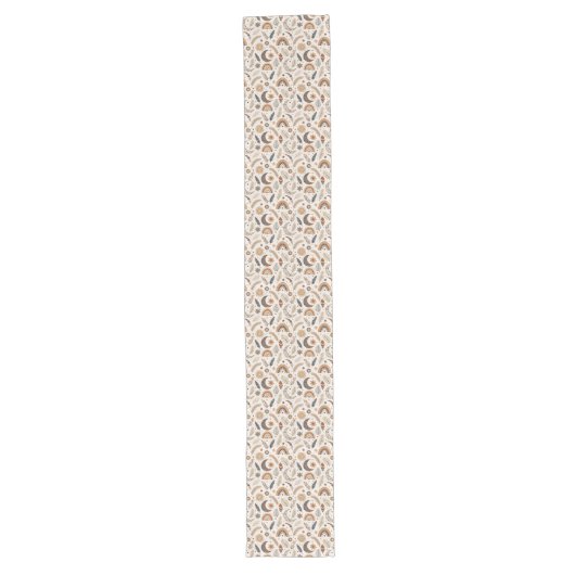 Eclectic Rainbow Table Runner voor een Bohemian To Lange Tafelloper (Voorkant)