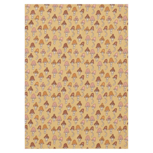 Eclectic Retro Tablecloth Warm Tones & Soft Hues Tafelkleed (Voorkant)