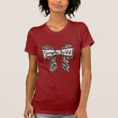 Eclectic Style Women's T-Shirt - Red with Leopard (Voorkant)