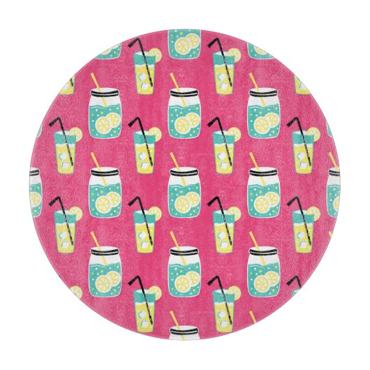 Eclectic summer elements, vintage seamless backgro snijplank (Voorkant)