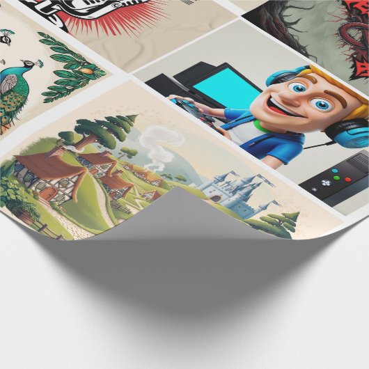 "Eclectic Wrapping Paper Collectie" Cadeaupapier (Hoek)