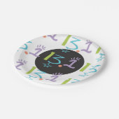 Eclectisch 13.1 half marathon thema papier Bord (Gekanteld)