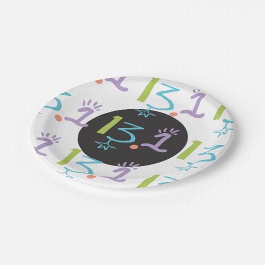 Eclectisch 13.1 half marathon thema papier Bord (Gekanteld)