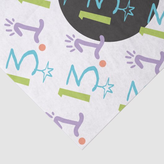 Eclectisch 13.1 Halfmarathonpapier Tissuepapier (Detail)