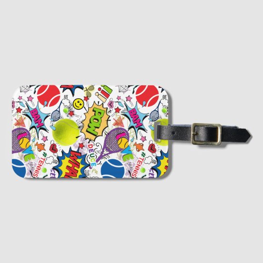 😍 🤩 Eclectisch 🎾 Bagagelabel (Voorkant (horizontaal))