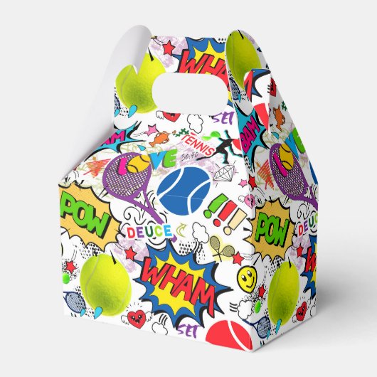 😍 🤩 Eclectisch 🎾 Bedankdoosjes (Voorkant Zijde)