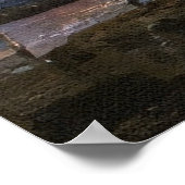 Eclectisch bloemig,  tropisch naadloos patroon poster (Hoek)