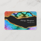 Eclectisch glitterVisitekaartje Visitekaartje (Voorkant)