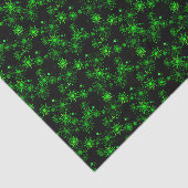 Eclectisch Groenweefseldocument Tissuepapier (Detail)