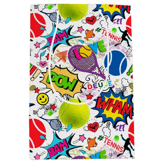 😍 🤩 Eclectisch 🎾 Medium Cadeauzakje (Voorkant)