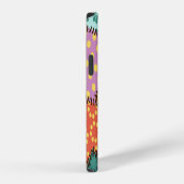Eclectisch Patchwork: Diverse Patroonmix iPhone Hoesje (Rechterkant)