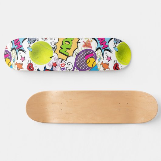 😍 🤩 Eclectisch 🎾 Persoonlijk Skateboard (Horizontaal)