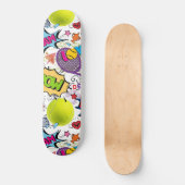 😍 🤩 Eclectisch 🎾 Persoonlijk Skateboard (Voorkant)