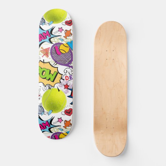 😍 🤩 Eclectisch 🎾 Persoonlijk Skateboard (Voorkant)