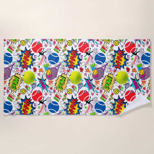 😍 🤩 Eclectisch 🎾  Strandlaken (Voorkant)